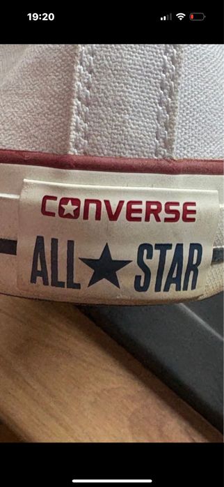 Trampki biale wysokie converse 39