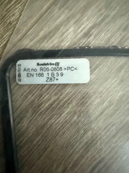 Wizjer PCV Sundstrom szyba wymienna do osłony twarzy SR 580 R06-0808