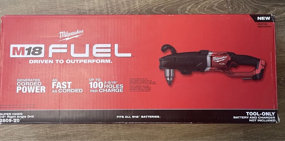 Milwaukee 2809-20 M18 Fuel бокова дрель