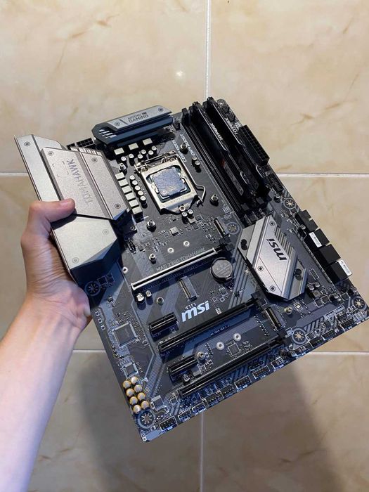 Комплект Материнська плата MSI MAG Tomahawk Z390 + Процесор Intel Core i7-8700k
