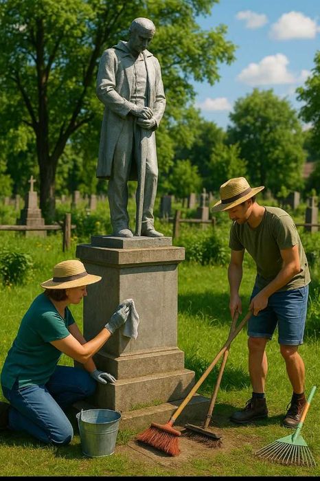Догляд за пам'ятниками у м. Рівне та області.