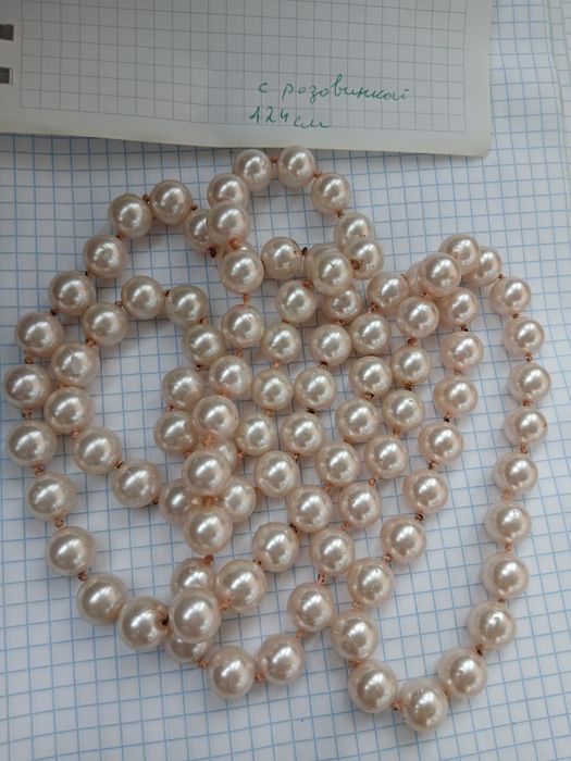 Женские бусы жемчуг