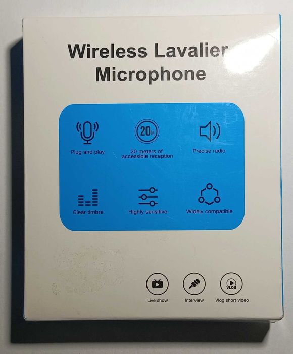 Петличні мікрофони бездротові, 2 шт type-c