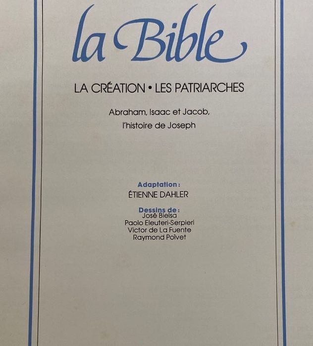 Bíblia vintage em banda desenhada