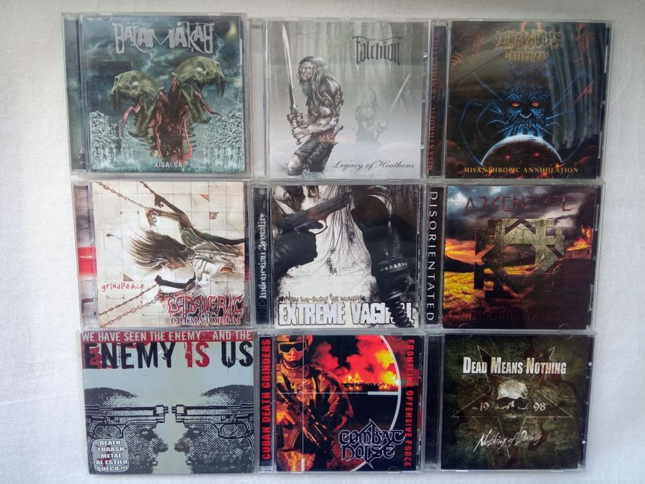 фирменные CD hard/heavy/death/black/grind ... A-J