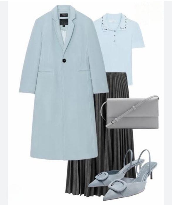 Розкішне пальто ZARA з італійської вовни