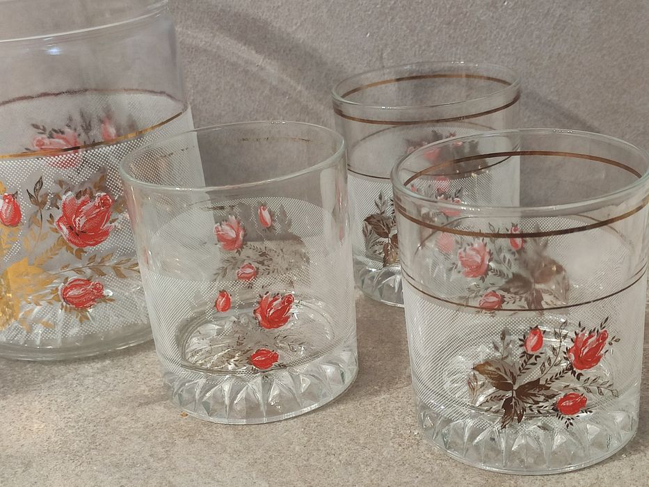 Zestaw do napojów PRL