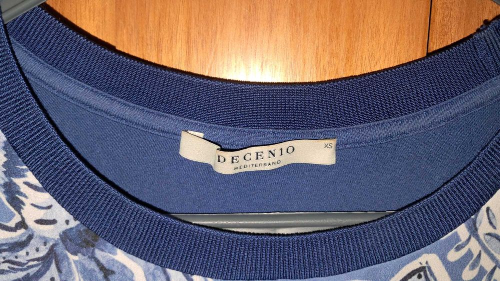 Blusa azulão da Decenio