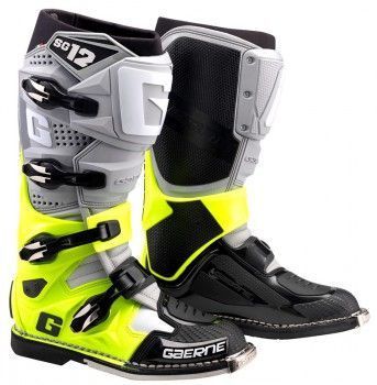 botas gaerne mx sg12 cinza/fluo/preto (2174-079)