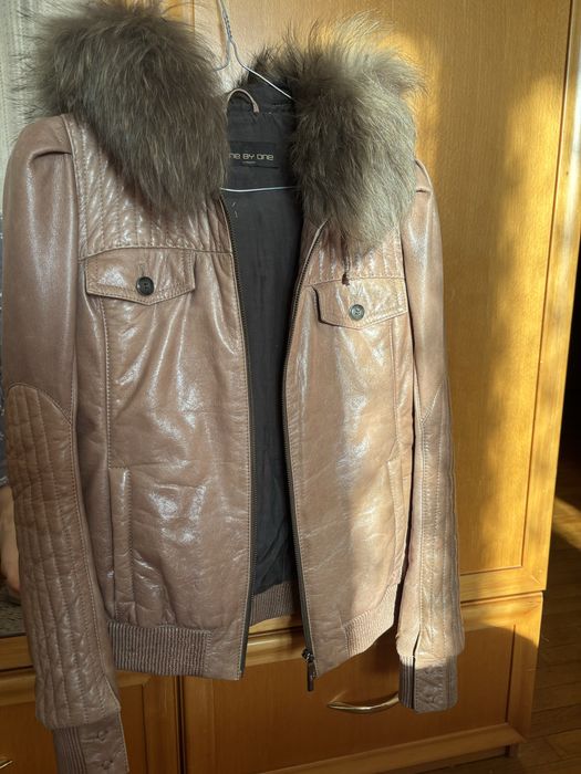 Куртка дитяча шкіряна