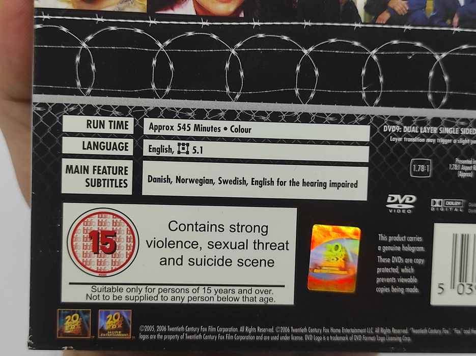 WYPRZEDAŻ DVD Prison Break Skazany na śmierć sezon 1 odcinki 1-13