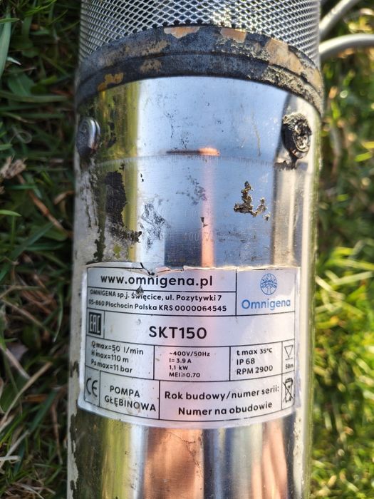 Pompa głębinowa  Omnigena SKT150 1,1 KW