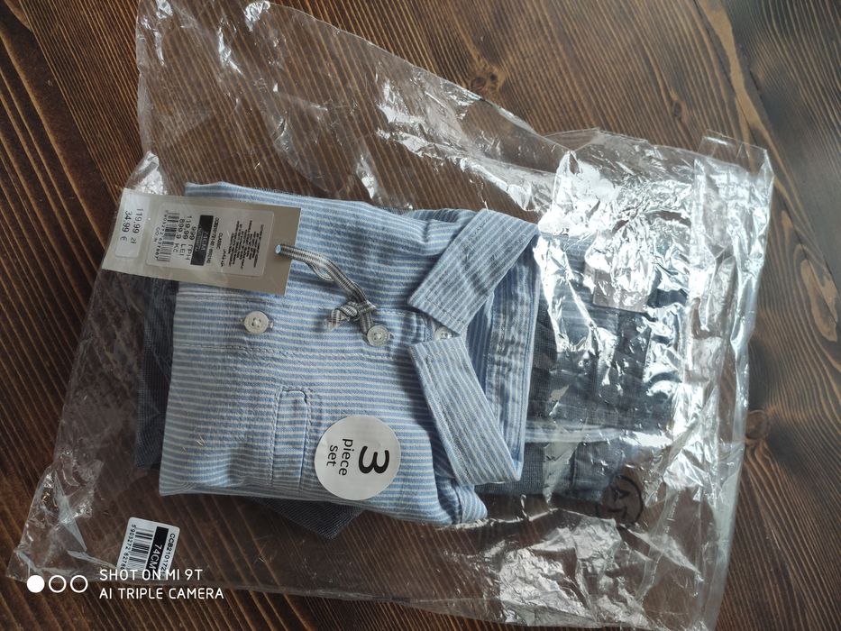 Komplet dla chłopca Cool club r.74 3 pack roczek nowy
