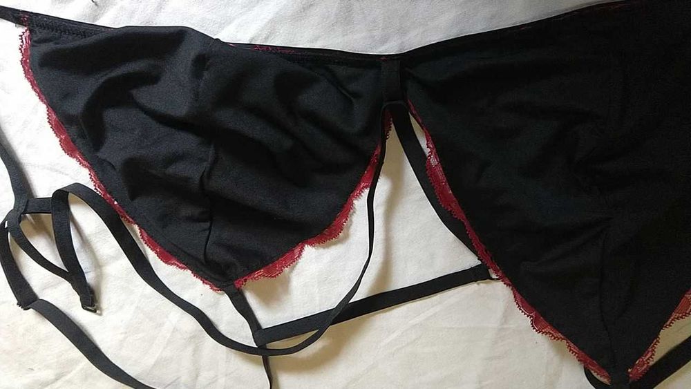 эротический сексуальный комплект белья с портупеей размер XL\XXL