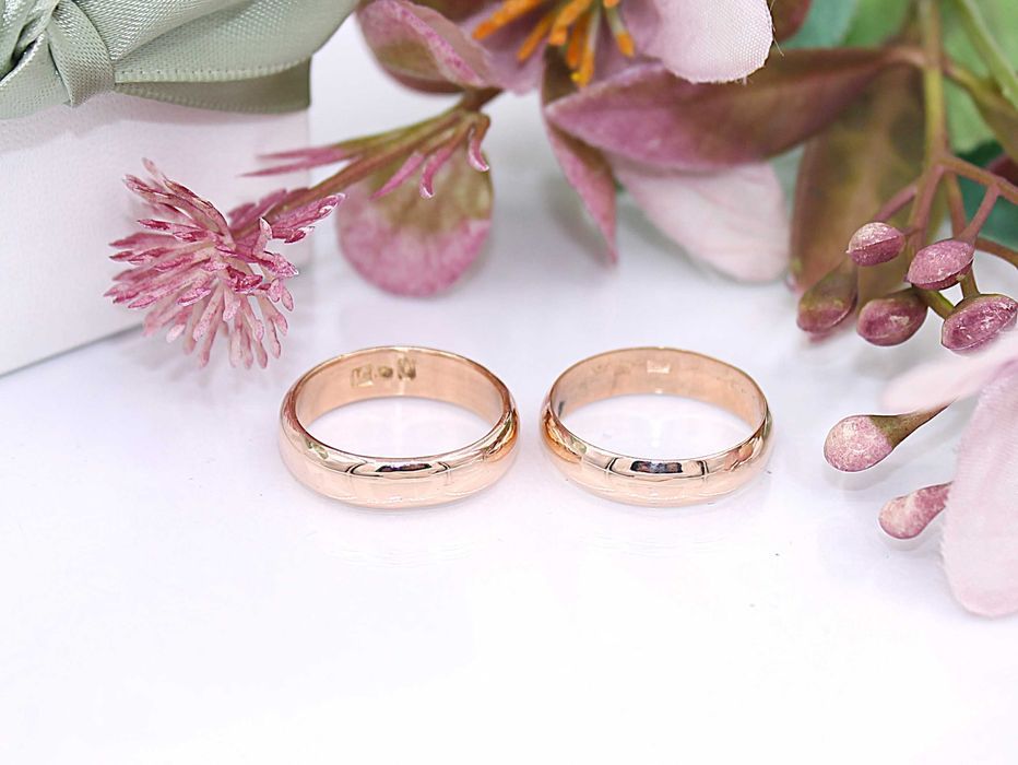 Złote obrączki p.585/8,18g