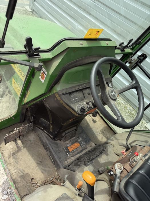 Traktorek kosiarka John Deere 4010 4x4 Pług śnieżny