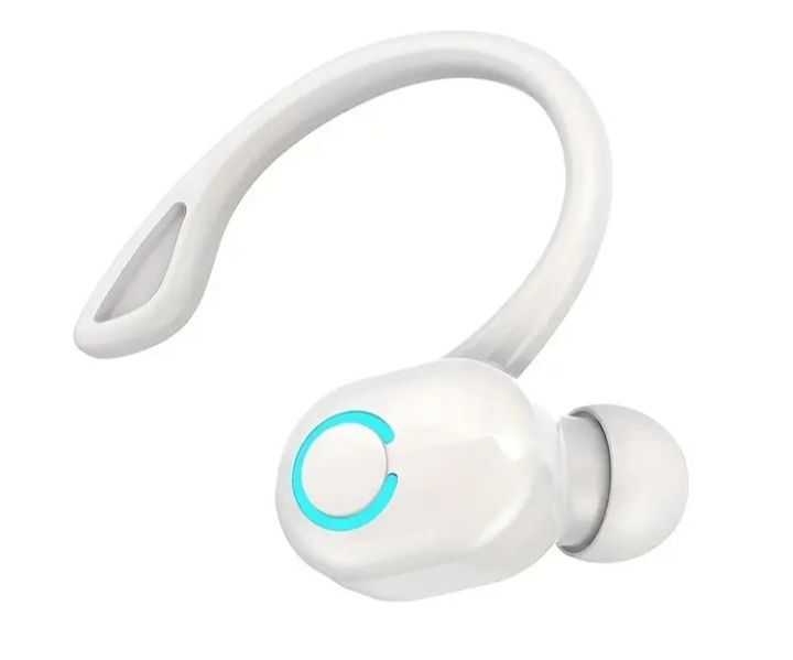 Блютуз гарнитура біла