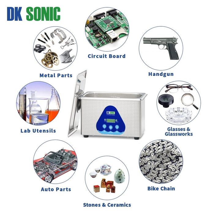 Myjka Ultradźwiękowa DK Sonic 900ml z timerem duża profesjonalna