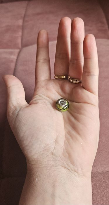 Charms/ Koralik modułowy a'la szklany