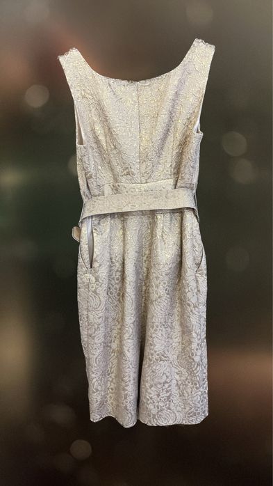 Vestido Dourado de Cerimónia