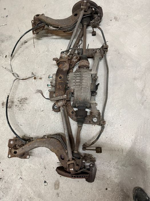 Eixo traseiro Audi a3 8l s3 com diferencial e travagem 256mm