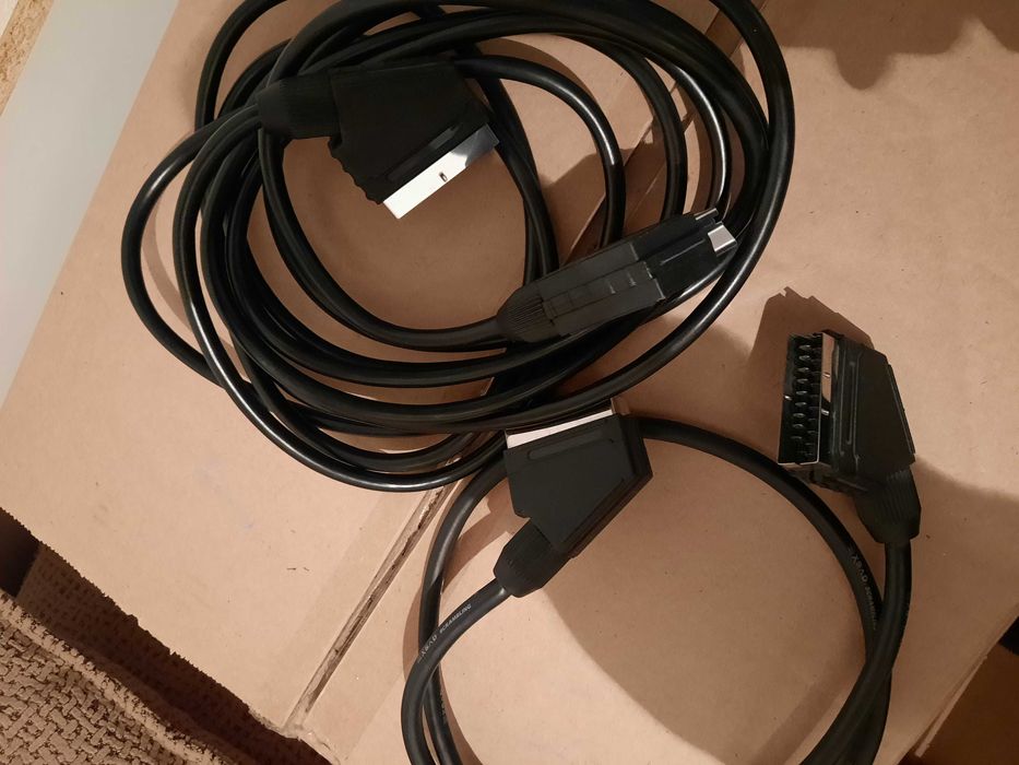 3 New Scart Cables 1m + 5m64283924507907120