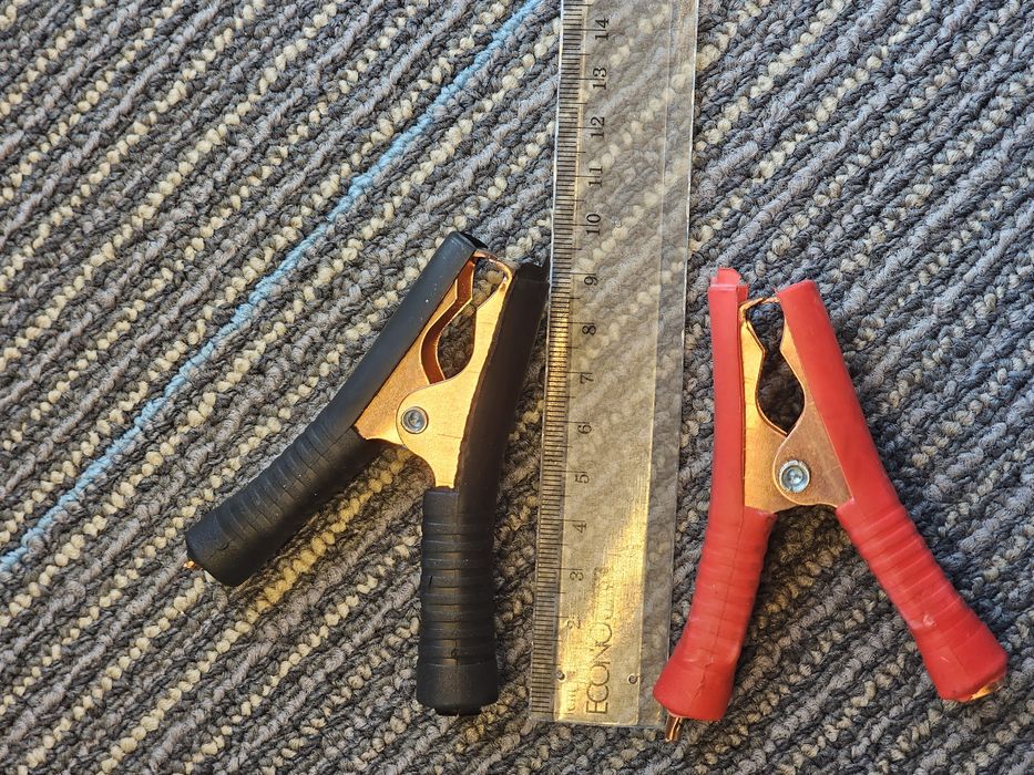 Клеммы крабы крокодилы для автомобиля, мопеда аккумуляторов