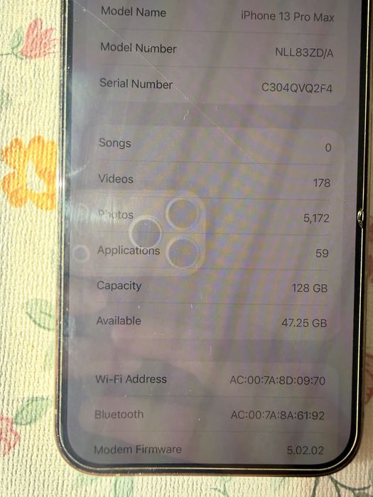 iPhone 13 Pro Max - 128GB (Vidro Traseiro Partido)