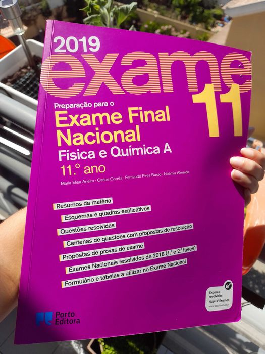 Preparação para o Exame Final Nacional Física e Química A 11ºano