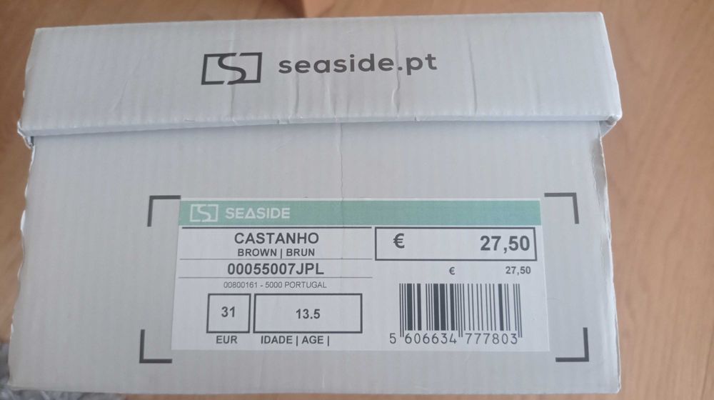 Sapatos de vela para menino