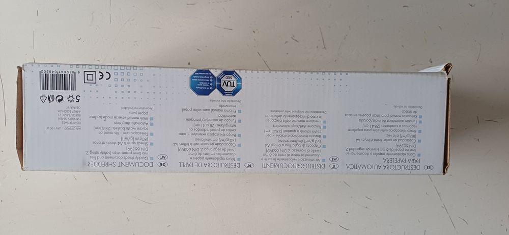 Trituradora papel