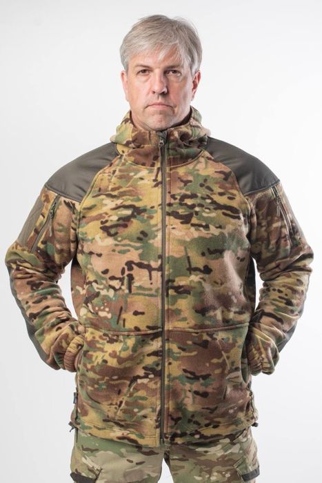‼️Тактична флісова кофта G10 Military мультикам