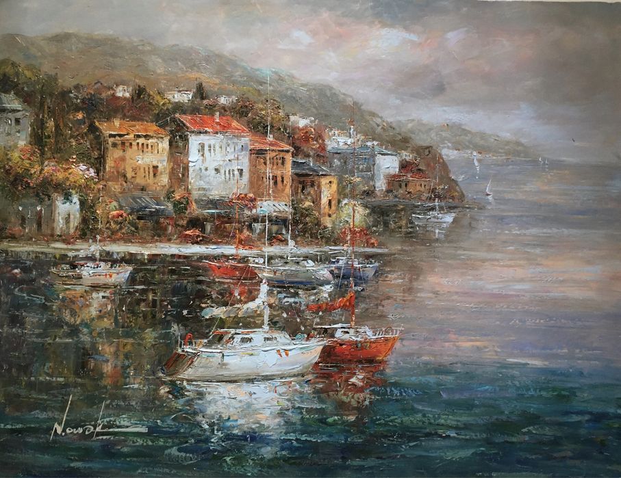 Obraz olejny - Śródziemnomorski