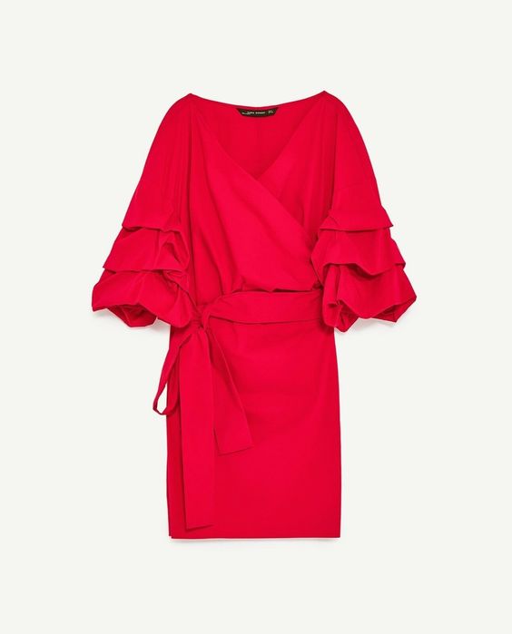 Zara meksykańska sukienka