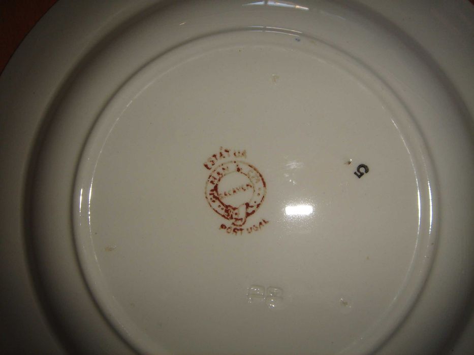 pratos de sopa da Antiga Fabrica de Sacavem