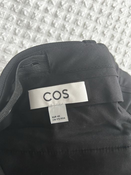 COS spodnie eleganckie czarne grubsze meskie