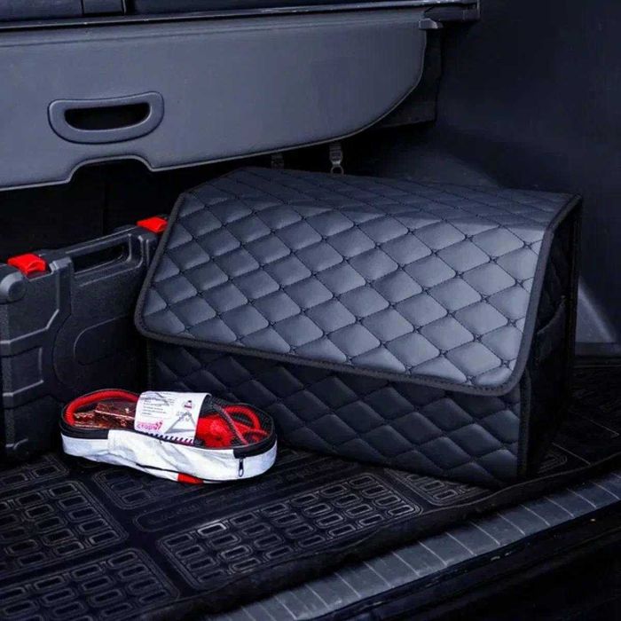 Ящик в машину, сумка в багажник, органайзер в авто, шкіра органайзер