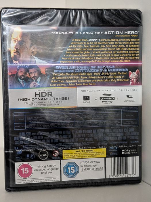 Bullet train 4k UHD Blu-ray PL napisy