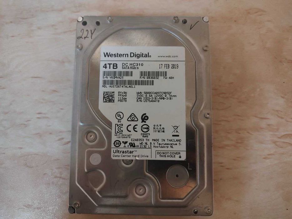 Жорсткий диск Western Digital Ultrastar DC HC310 4Tb