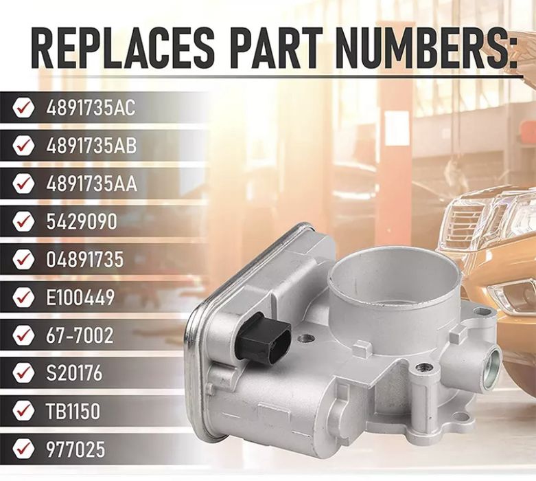 Дросельна заслінка JEEP Compass Patriot 5429090 4891735AC
