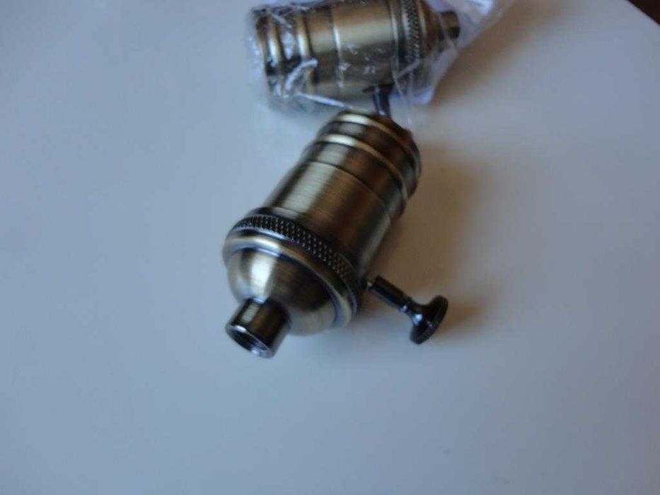 Casquilho lâmpada com interruptor