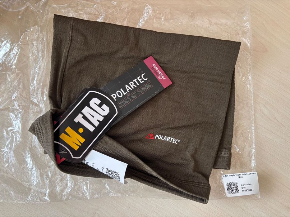 Шарф-труба M-Tac Polartec Power Grid Dark Olive S/M (40593048)