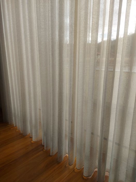 Conjunto de 5 Cortinas em Linho c/varão