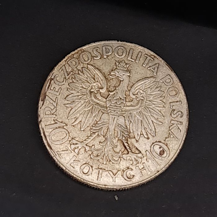 Jan III Sobieski 10 złotych 1933 r. Pękną moneta