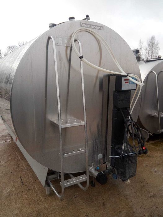Schładzalnik do mleka , Zbiornik Wedholms 8000L , Gwarancja , Roboty