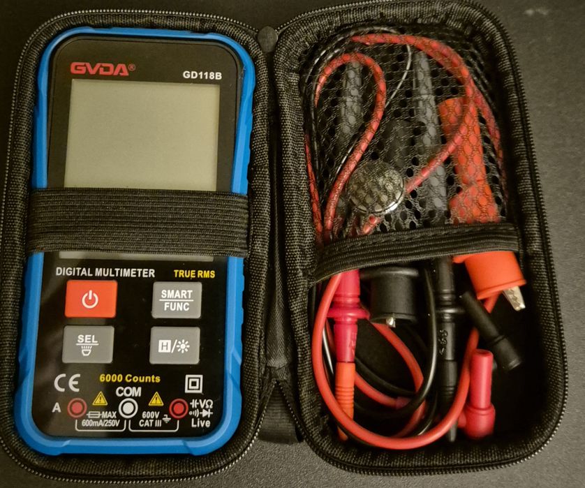 Цифровий мультиметр GVDA GD118B True RMS – Автоматичний, компактний