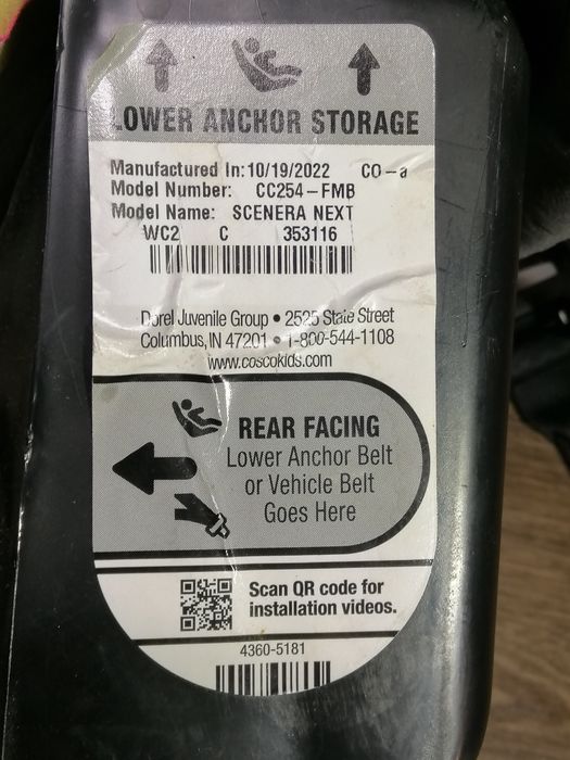 Автокрісло Cosco Scenera NEXT