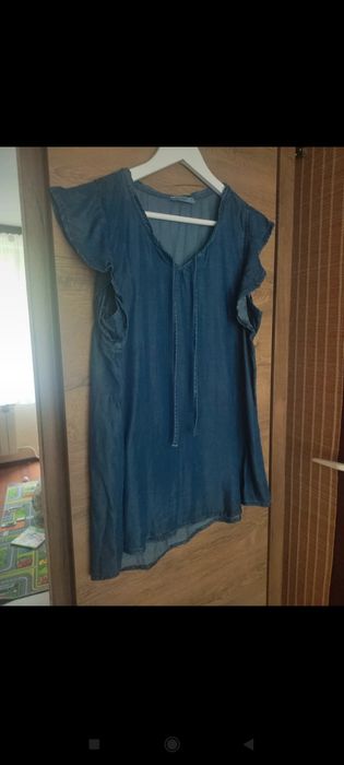 Bluzka letnia Ala jeans krótki rękaw M/L