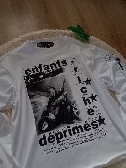 Long sleeve ERD biały