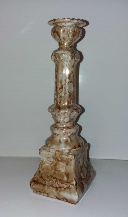 Подсвечник фарфоровый глазурь